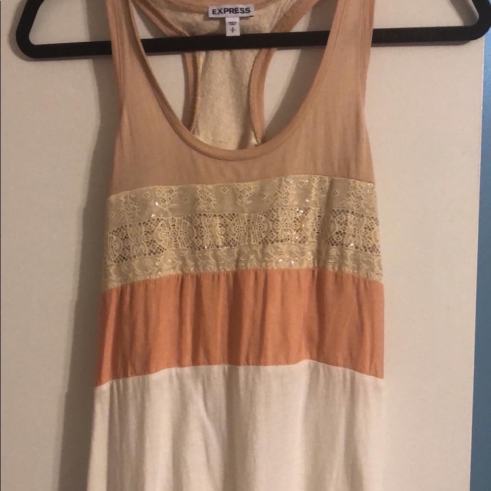 Women’s tank top with design.